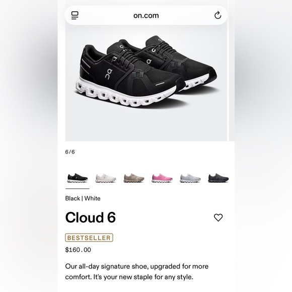 On Cloud 6 Sneakers - Picture 2 of 15